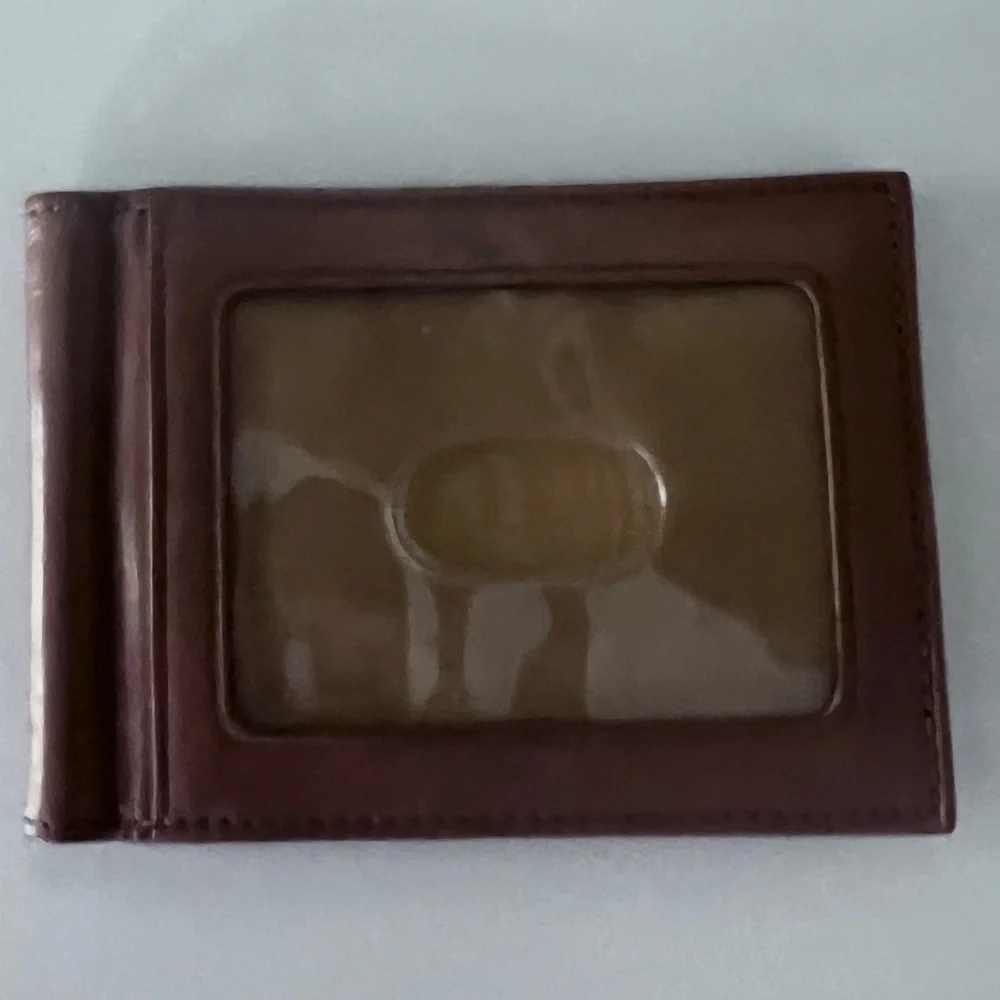 Pelle Studio Dark Brown Leather Wallet & Money Clip